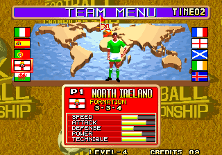 Ultimate 11 screenshot 4 for Neo Geo AES